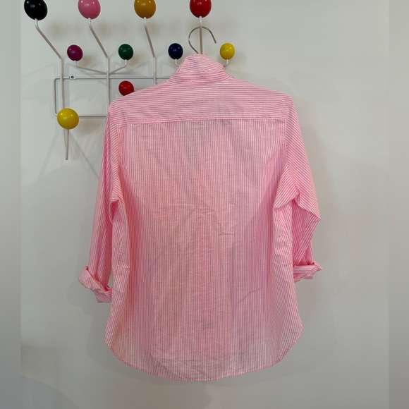 Frank and Eileen Pink Stripe Button Up - Picture 2 of 4